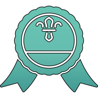 rozet kurdele simgesi, özet biçimi