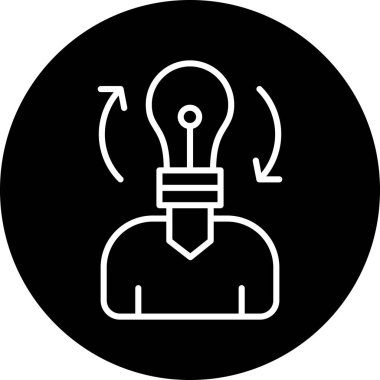 İş ve finans simgesinin vektör illüstrasyonu