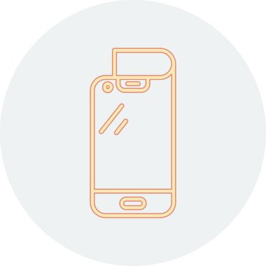 akıllı telefon simgesi vektör illüstrasyonu