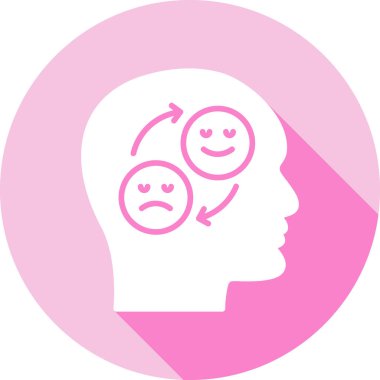 Beyin. Web simgesi basit tasarım