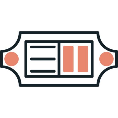 iş grafiği vektör simgesi modern basit vektör illüstrasyonu