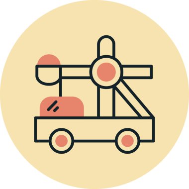 araba simgesi vektör illüstrasyonu