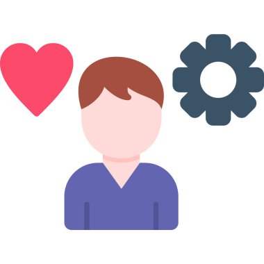 Kalpli adam vektör illüstrasyon tasarımı