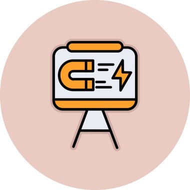 Modern bir simgenin vektör illüstrasyonu