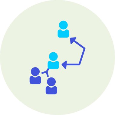 iş takımı düz simge, iş, finans vektör illüstrasyonu, iş adamları