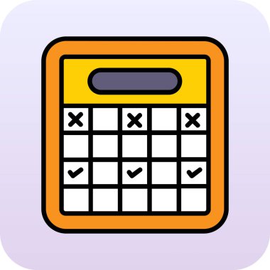 hesaplayıcı simgesi dolu tasarım