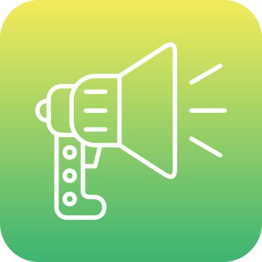 Hoparlör simgesi, vektör illüstrasyonu