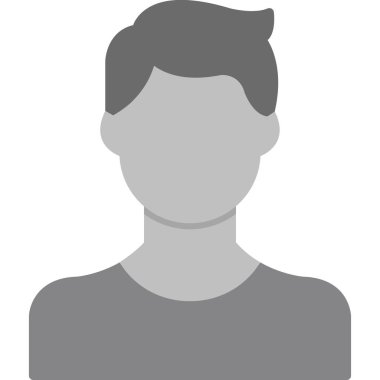 Genç adam avatar karakter vektör illüstrasyon tasarımı