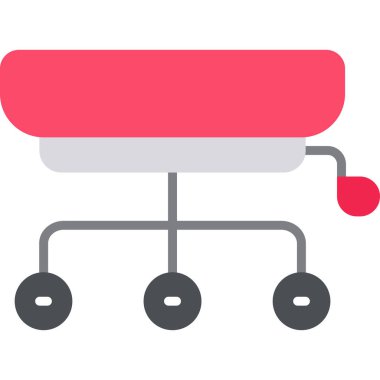 Tramvay Simgesi vektör çizimi