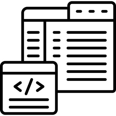 kod kodlama programlama simgesi