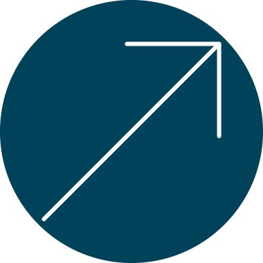 güzel sol yön vektör çizgisi simgesi