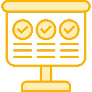 iş yönetimi simgesi, basit vektör illüstrasyonu