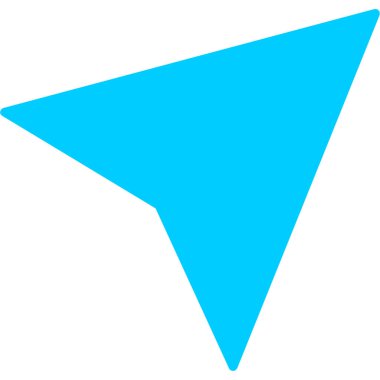 üçgen sağ ok vuruşu simgesi