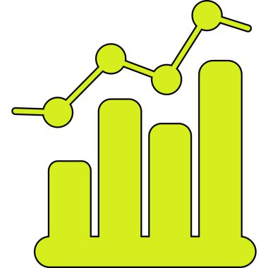 beyaz arkaplanda grafik simgesi, vektör illüstrasyon tasarımı