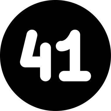 4 numara için 4 numaralı simge