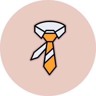 izole kravat simgesi resim vektör illüstrasyon tasarımı