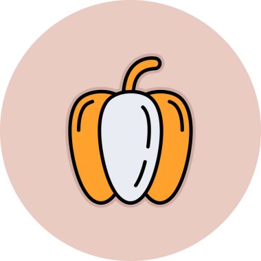 kabak simgesi, vektör illüstrasyonu