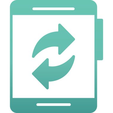 cep telefonu vektör simgesi. düz simge