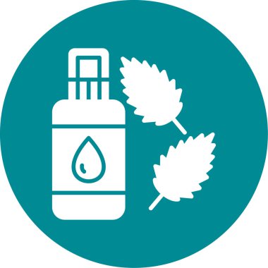 Yağ şişesi. Basit resimleme