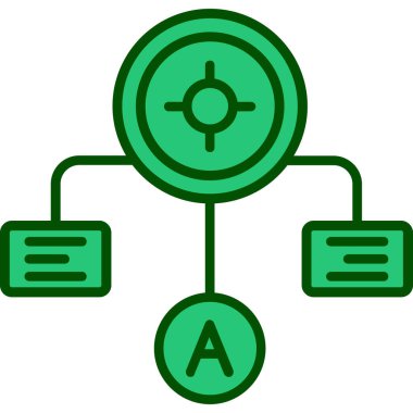 Sunucu. Web simgesi basit illüstrasyon