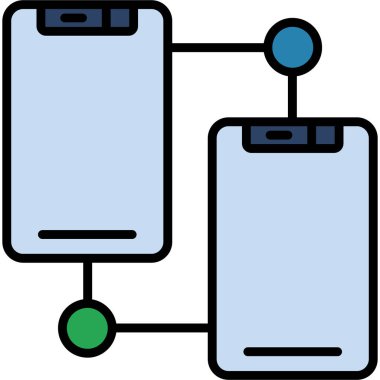 ağ web simgesi, basit vektör illüstrasyonu