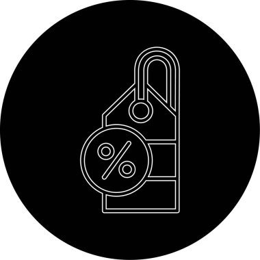 Bir kilit simgesinin vektör illüstrasyonu