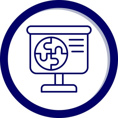 seo modern simgesinin vektör illüstrasyonu