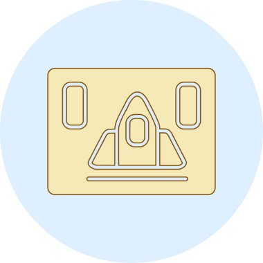 Bir ev simgesinin illüstrasyonu