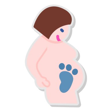 izole edilmiş, ayak izi olan bir erkek bebek.