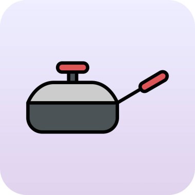 Yemek pişirme simgesinin vektör illüstrasyonu