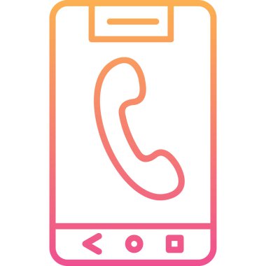 Cep telefonu. Basit resimleme