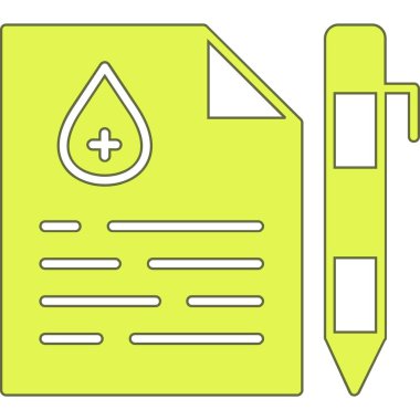 Belgenin vektör illüstrasyonu