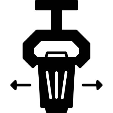Geri dönüşüm simgesi, vektör çizimi. Geri dönüşüm işareti