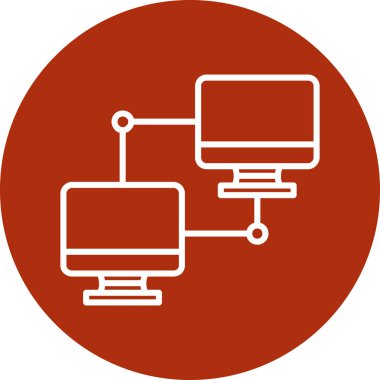 ağ paylaşım simgesi çizimi