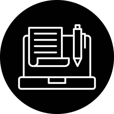 Eğitim ve okul simgesinin vektör illüstrasyonu