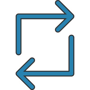 Ok simgesi. vektör illüstrasyonu