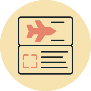 uçak ikonu vektör illüstrasyonu