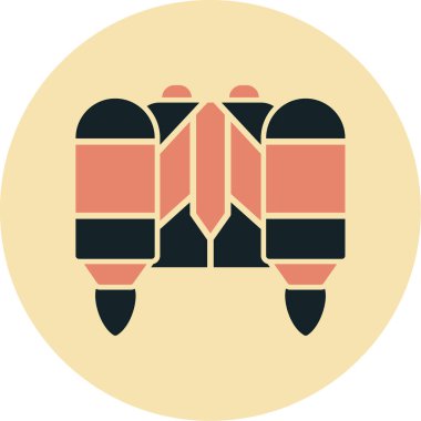 Bir arı simgesinin vektör illüstrasyonu