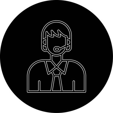 Maskeli bir adamın vektör çizimi