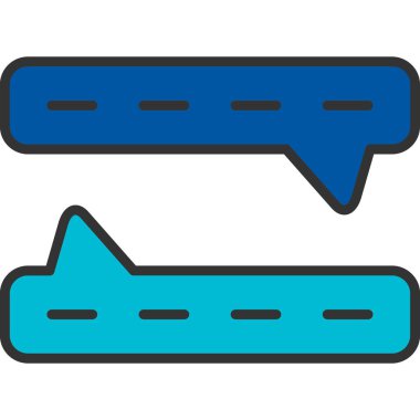 İki düğme ikon vektör illüstrasyonu