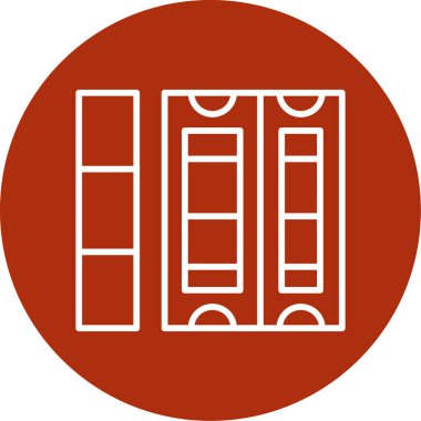 Mobilya simgesinin vektör illüstrasyonu