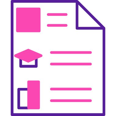 Eğitim simgesinin vektör illüstrasyonu