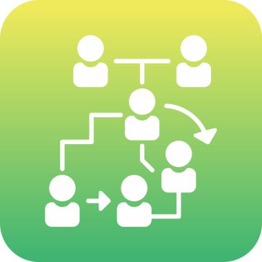 Benzersiz ilişkiler grubu vektör simgesi