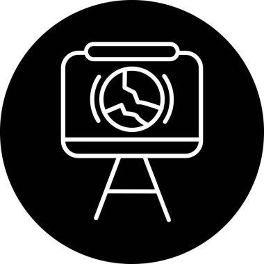 Modern eğitim ikonunun vektör illüstrasyonu