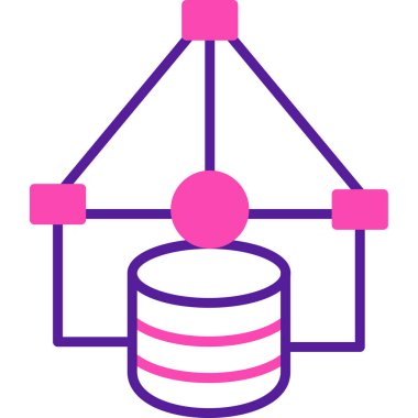 veritabanı simgesi çizimi