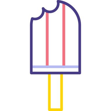 Dondurma. Basit resimleme