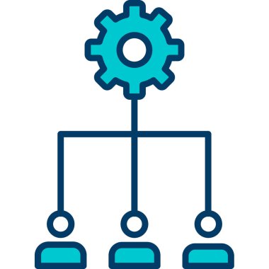 iş konsepti, takım çalışmasının vektör illüstrasyonu