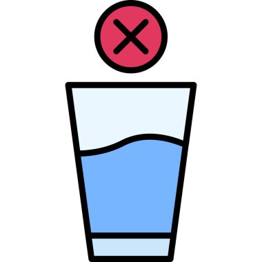 su simgesi, vektör illüstrasyonu