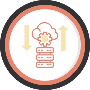 Bulut hesaplama. Web simgesi