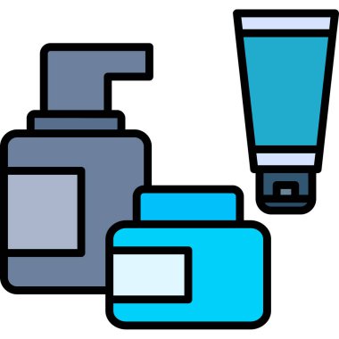 Güzellik ve moda simgesinin vektör çizimi